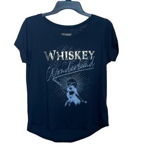 Shyanne Navy Whiskey Wonderland Tee